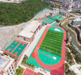 贵阳北大附属实验学校塑胶运动场项目完工