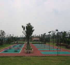 重庆塑胶运动场地，健身器械配套设计安装