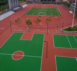 塑胶球场跑道整体设计施工方案