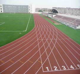 塑胶跑道设计施工翻新工程 